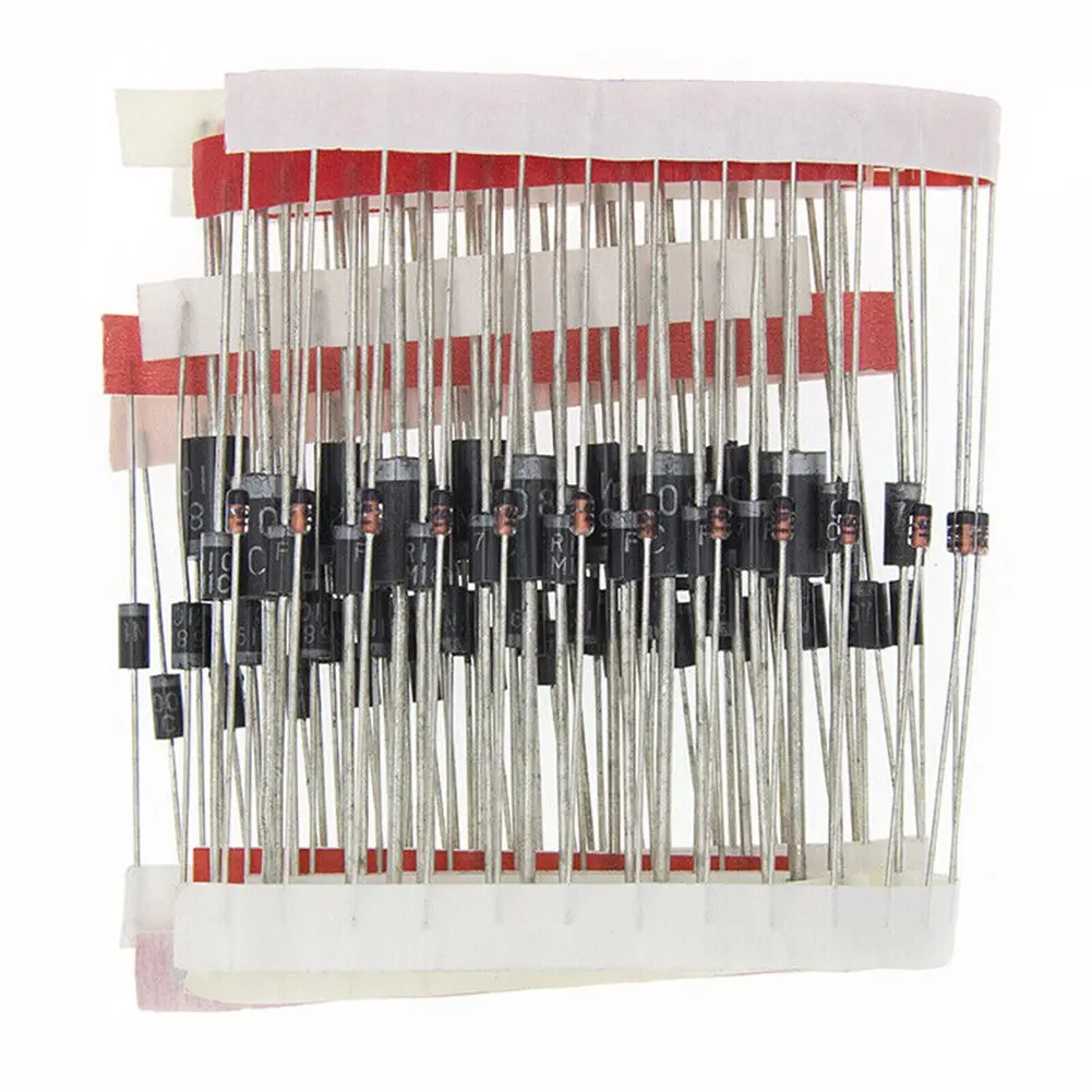 Bộ Diode Chỉnh Lưu 100 Cái 1N4148 1N4007 1N5819 1N5399 1N5408 1N5822 FR107 FR207