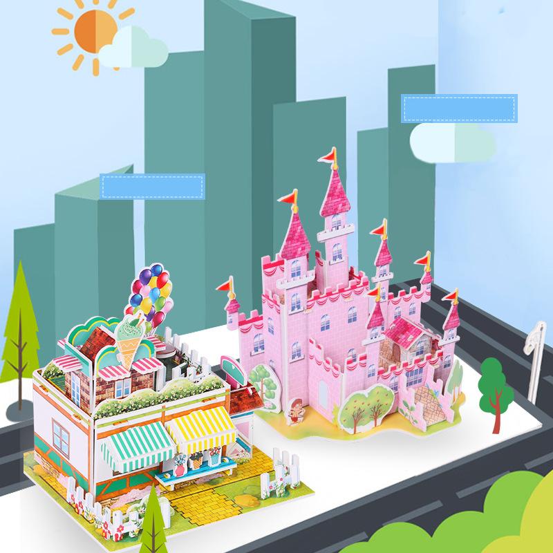 Mô Hình Lắp Ráp Xốp 3D Hulo Toys - Tranh Ghép Hình Cho Bé Nhiều Màu Sắc, Lắp Ghép 3D Bằng Xốp Đáng Yêu Size Vừa Cho Bé