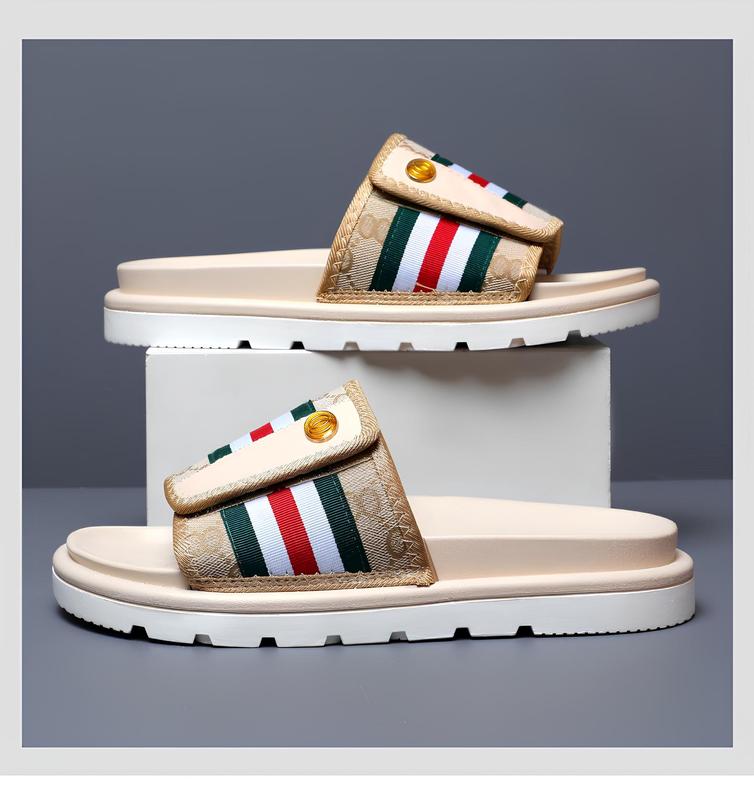 Dép lê quai ngang 2024, thời trang họa tiết thời trang, sang trọng LA210 dép from nhỏ ai đi 39 đặt size 40 tăng 1 size giúp shop nhé ^^ Nhung Slipper DéP Nam Jean Đế Bằng