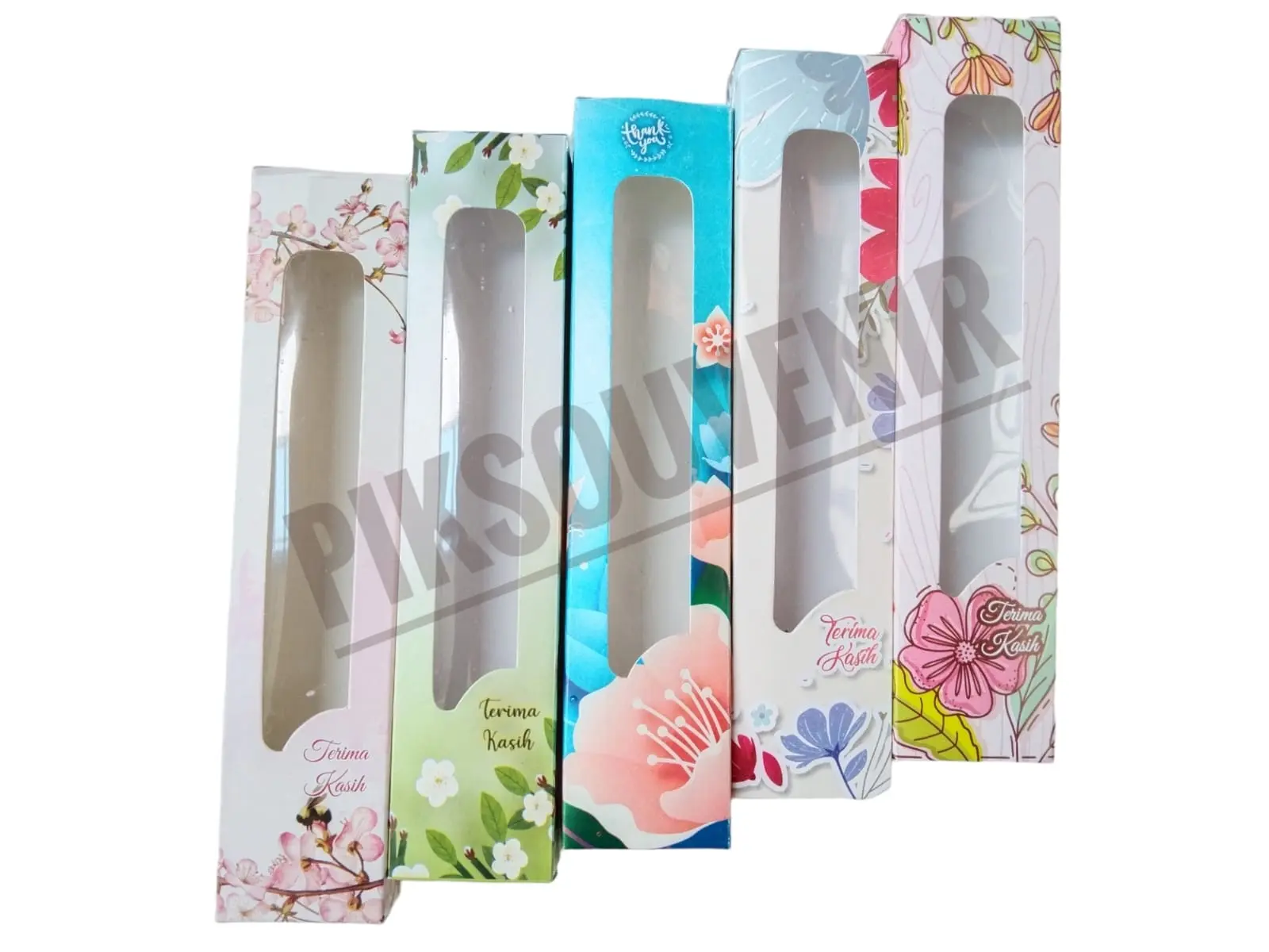 100PCS Box Kemasan Souvenir Sendok Garpu Sumpit
