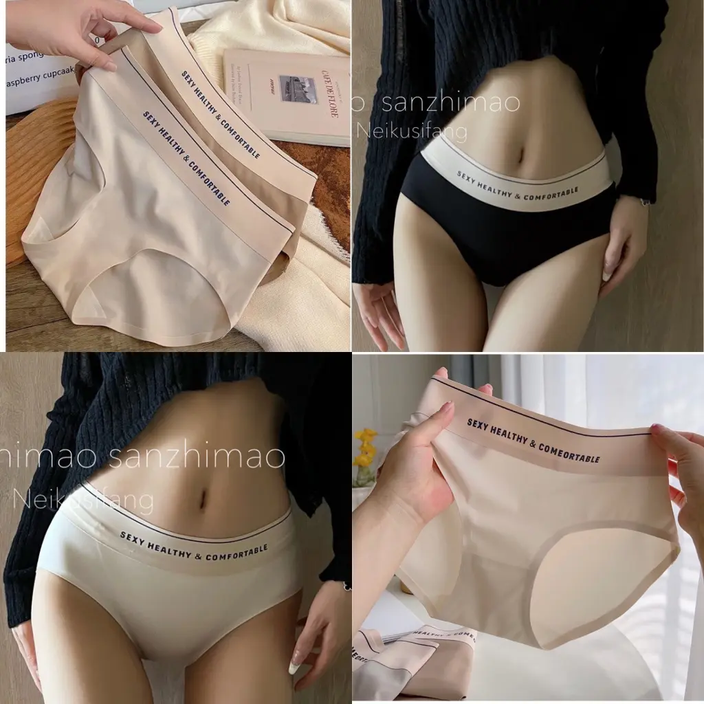 Quần Lót Nữ Đúc Su Lạnh Cạp Cao Tàng Hình Chữ Sexy 1035 Women
