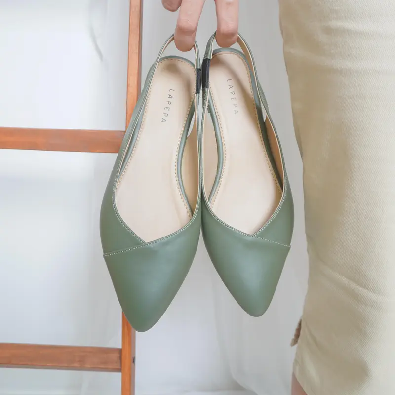 Lapepa Freya All Colors Flatshoes | sepatu flat wanita kekinian terbaru warna hitam cokelat olive putih biru salem lilac mint maroon official mall yuk beli flatshoes lokal kualitas import korea Shoes Cewek 4