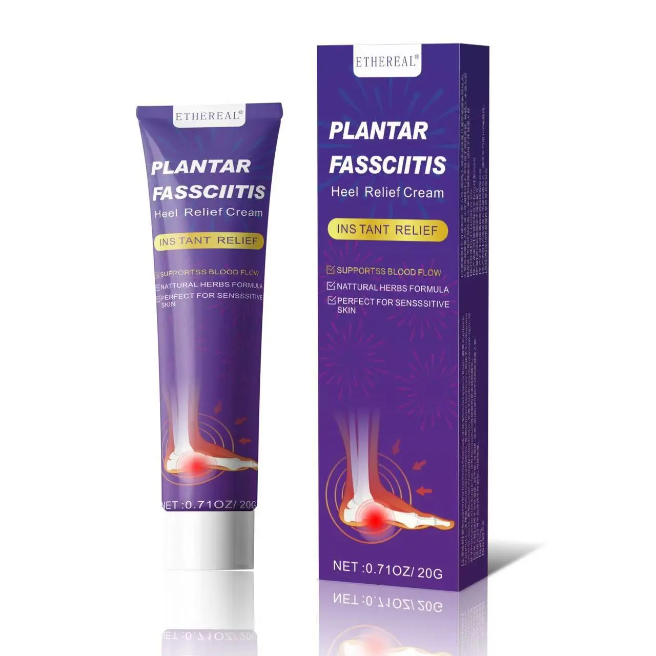 Krim Pelega Sakit Tumit, untuk PLANTAR FASCIITIS