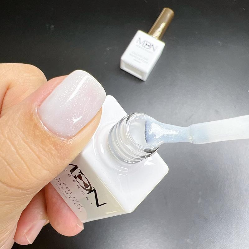 Sơn trắng gạo nhũ MDN (37) - sơn gel chai 15ml- làm nail