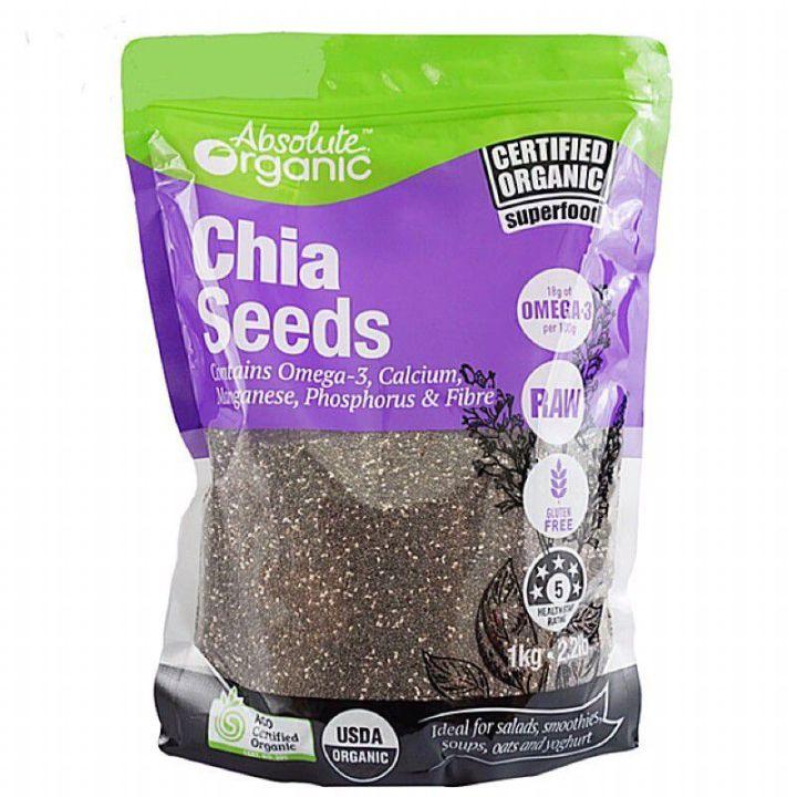 HẠT CHIA TÍM HỮU CƠ ABSOLUTE ORAGNIC TÚI 1KG 0