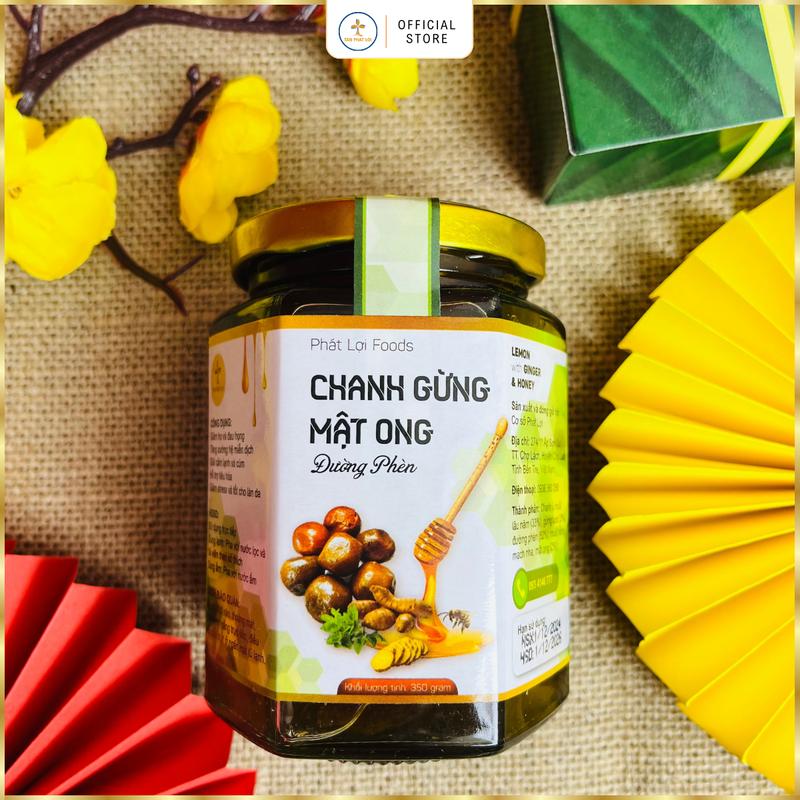 [140 Gram] CHANH GỪNG MẬT ONG ĐƯỜNG PHÈN - PHAT LOI FOODS - KHÔNG CHẤT BẢO QUẢN 6