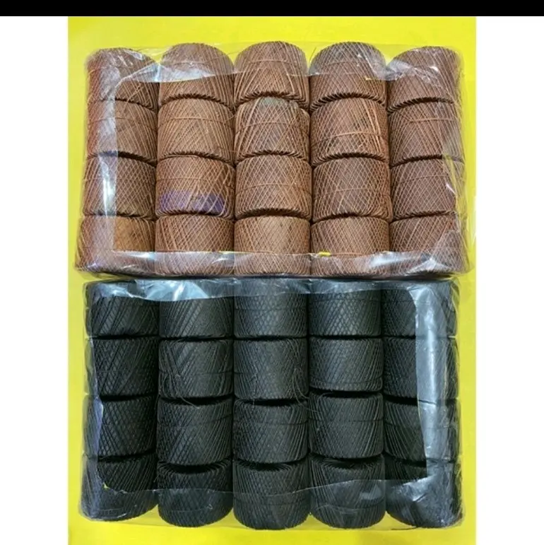 TALI NILON SOL SEPATU ISI 10 PCS ATAU 20 PCS  HITAM atau COKLAT / BENANG LAYANGAN / TALI KASUR