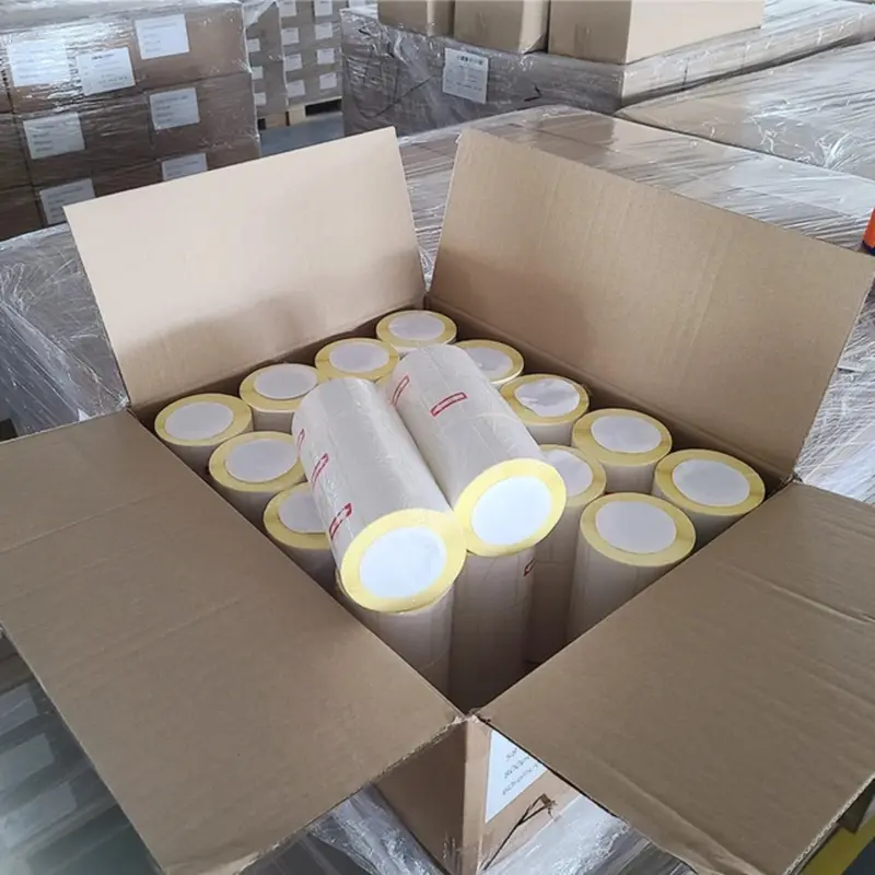 Compo 20 cuộn Tem Trà Sữa 50x30 Giấy In Nhiệt Trực Tiếp Có Sẵn Keo Dán 5