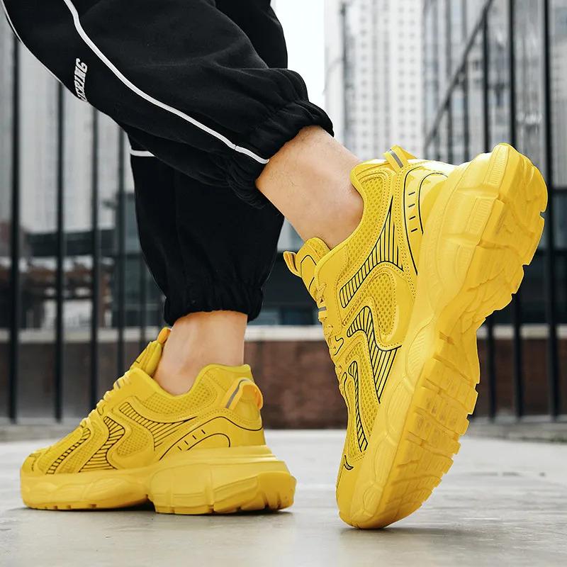2024 Aanpassen Man Casual Mode Sneakers Snelle Levering Dropshipping Blank Mesh Wandelen Hardlopen Sportschoenen voor Mannen Atletische Hardloper_voghion.com