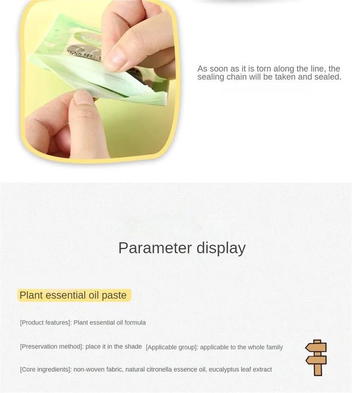 Product Introduction of Cartoon plant Essential oil Sticker for Baby Children Adult outdoor protection 16