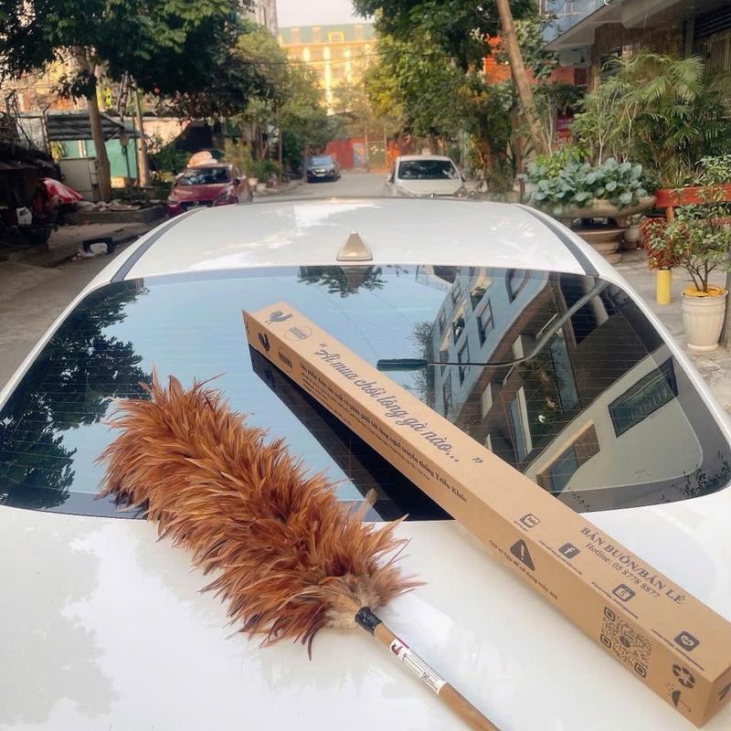 Chổi LOGA LGXK05R xuất khẩu chuyên phủi bụi ô tô, phòng khách, đồ phong thuỷ “Best Saler ô tô” 1