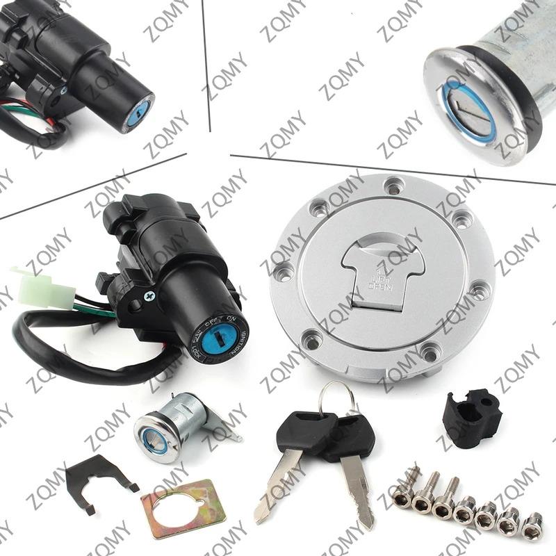 Complete Ignition Switch Gas Cap & Seat Lock Key Set For Suzuki Katana 600 750 | GSX600 GSX750 TL1000S
