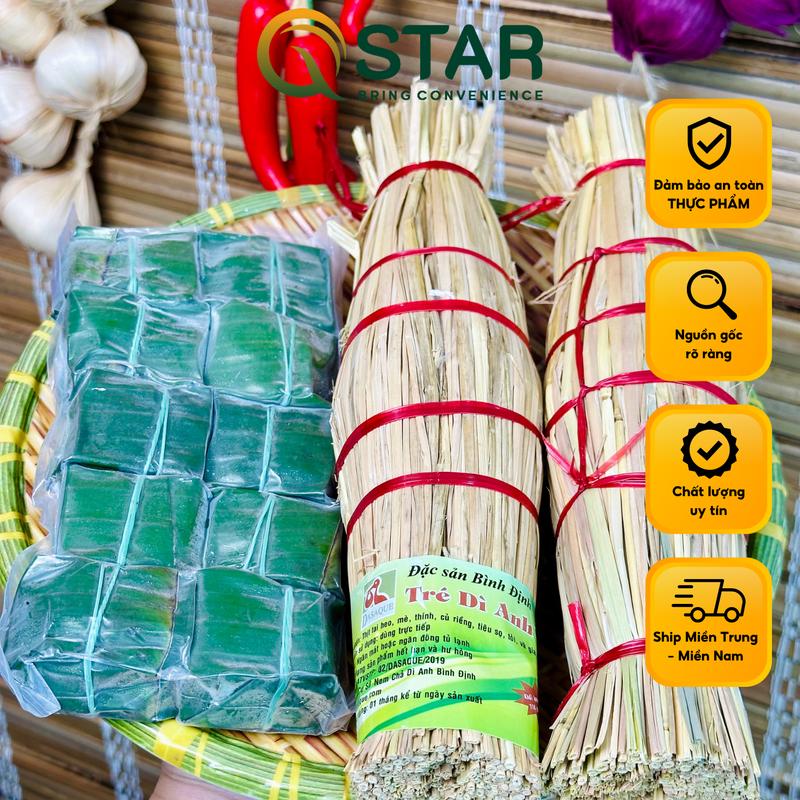 [Combo Tré Trộn] 2 Tré Rơm + 10 Chiếc Nem Chua - Đặc Sản Bình Định - Chính Gốc Chợ Huyện - Chỉ Giao Miền Nam và Miền Trung - Food Thức Ăn