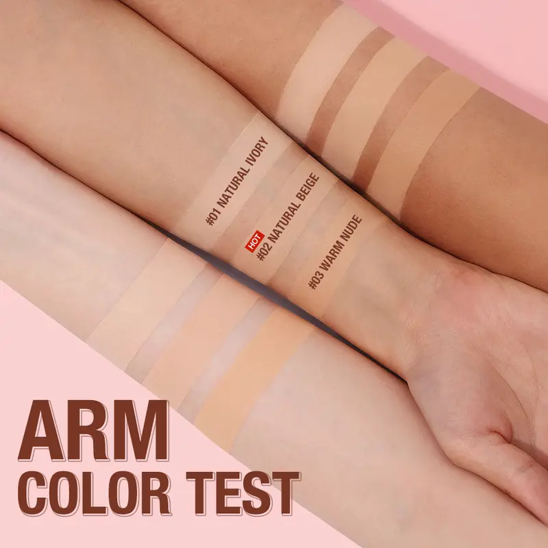 O.TWO.O 3D Soft Focus Face Powder Waterproof Long Lasting Oil Control 24H Natural Skin Tones Hydrating Makeup Powder Foundation 7