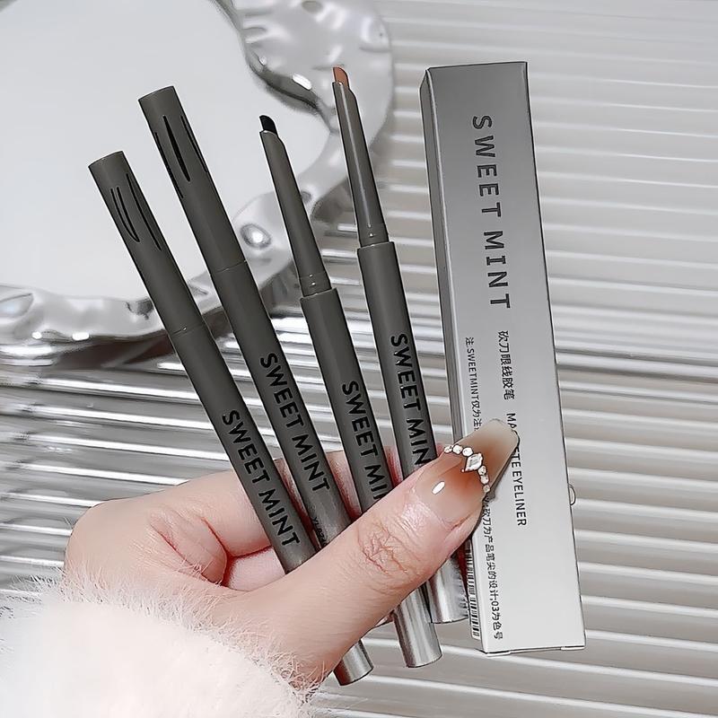 Product Introduction of SWEET MINT Machete Eyeliner Pen Long lasting Waterproof Sweatproof Not easy to smudge Outline down to shadow aegyo sal pen Lipliner Makeup Cosmetic 11