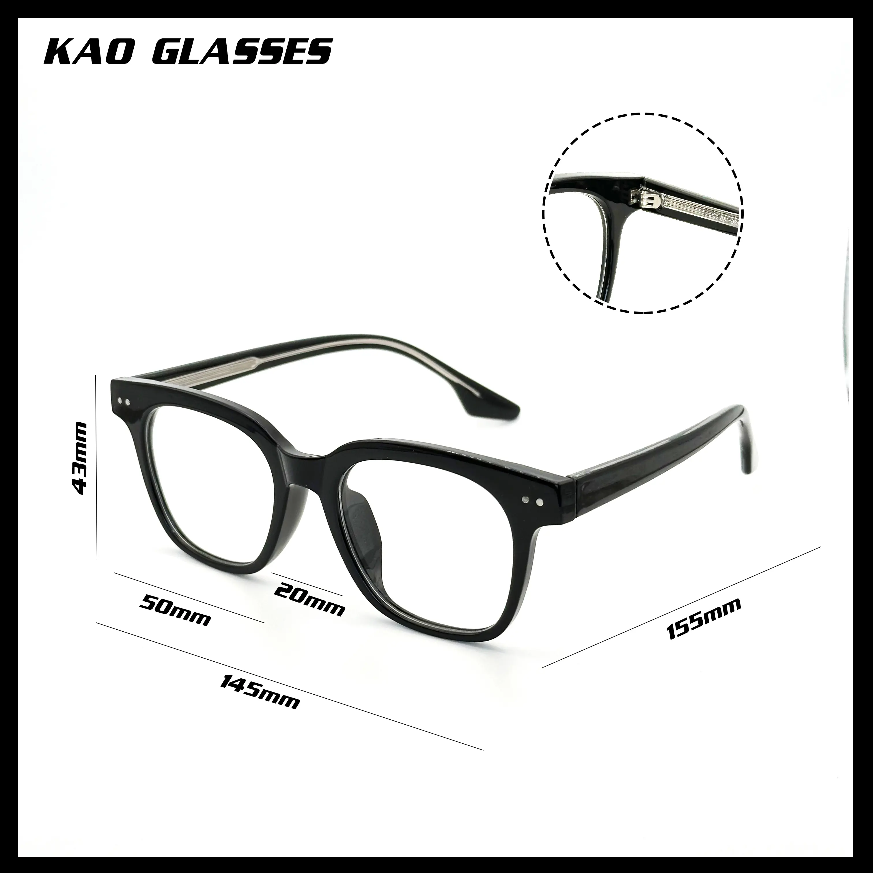 K117 - Mắt kính cận thời trang - Tặng hộp - Free Ship - Đổi trả 7 ngày