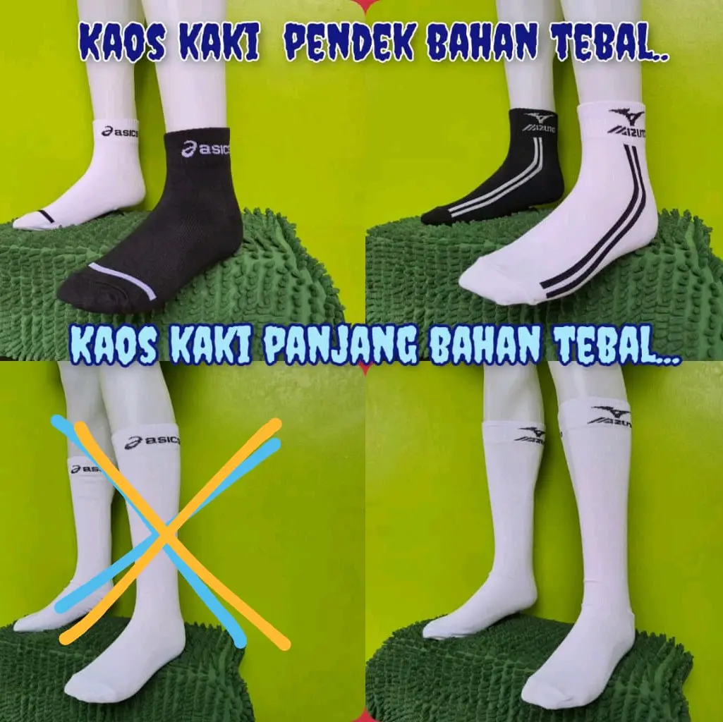 Kaos kaki murah bahan tebal Nyaman Pria Wanita