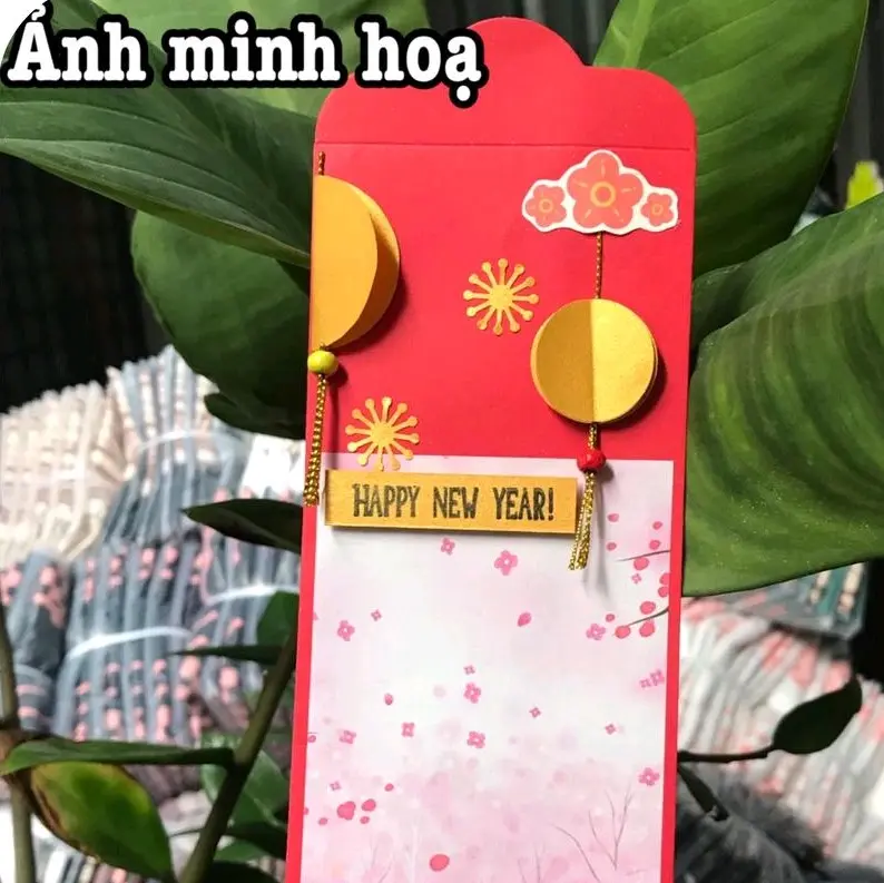 Lì xì trơn tự trang trí theo ý mình - Set 10 chiếc (Đọc kỹ mô tả sản phẩm) - BaoBinh86 Shop 1