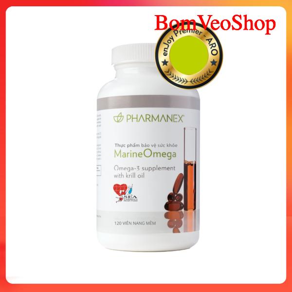 "CHUẨN CHÍNH HÃNG CTY TEM CHỮ TIẾNG VIỆT" Thực Phẩm Bảo Vệ Sức Khoẻ Dầu Cá Marine Omega Nuskin 120 Viên BomVeoShop