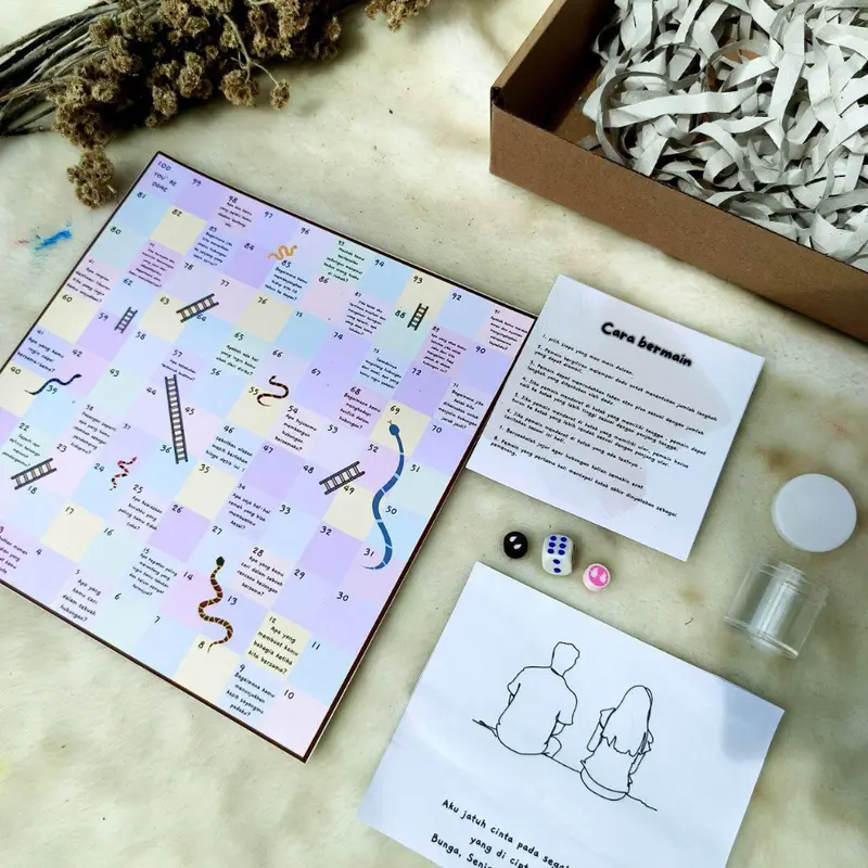 Game ular tangga edisi pasangan / game seru seruan bareng pasangan kamu truth or dare 0