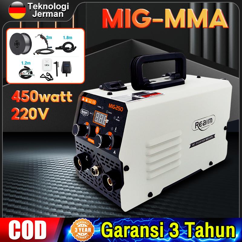 Reaim Mesin Las Mig 450 Watt Las Listrik Welding Machine Mesin Travo Las Listrik Inventer Model: MIG-250 4