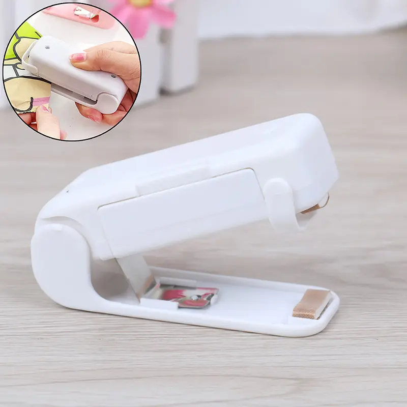 Mini sealing Machine Sealer Food Saver Bag Capper Hand Pressure Hot Magic Sealer