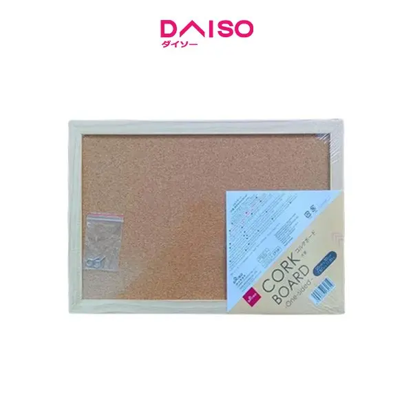 Daiso Cork Board -One-sided - 7.87in x 11.81in - 20cm x 30cm-