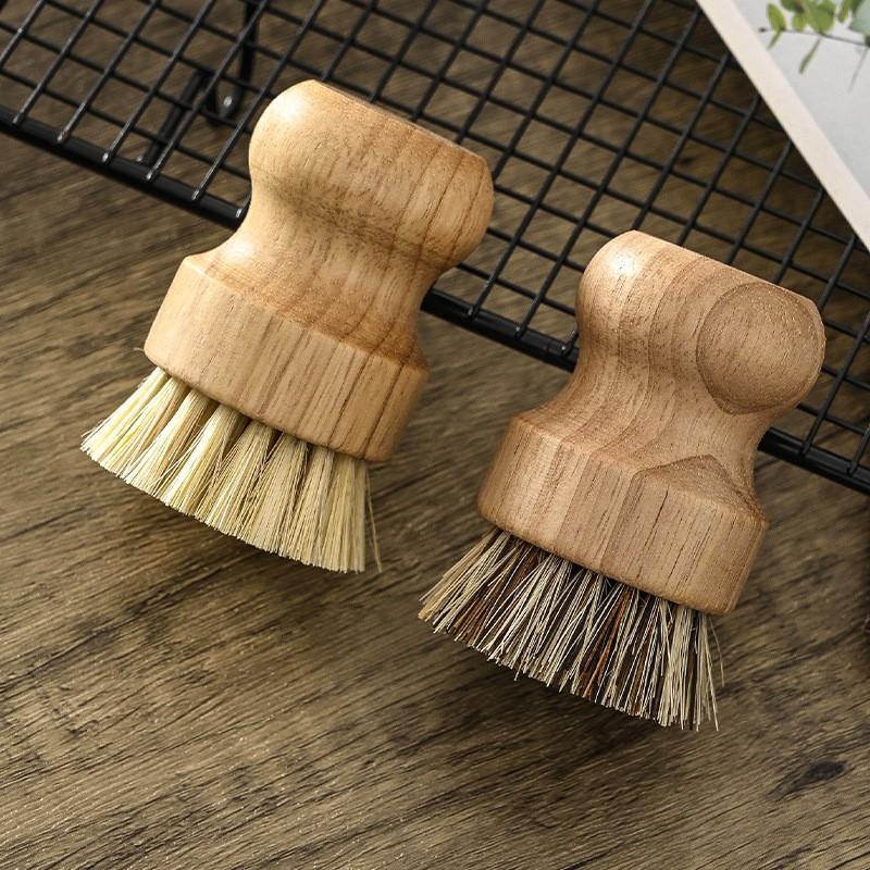 Product Introduction of Wooden Dish Brush with Natural Sisal and Coconut Durable 5