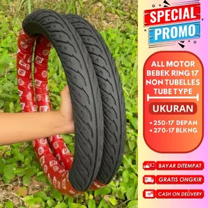 Ban Motor Ring 17 Bebek Supra Smash Jupiter Dll Ukuran Dapat Dipilih 250, 275, 225, 300