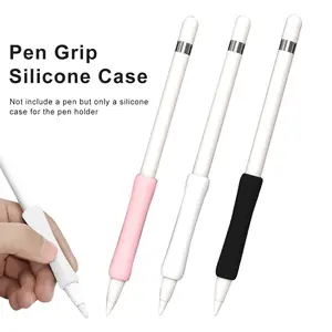 Actual stylus Pencil 1 / 2 Case Curved Hand Grip Sleeve Case 1st / 2nd Gen / Casing Silikon Pen Grip untuk Stylus Generasi 1 dan 2 Softcase anti jatuh