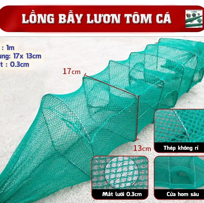 Lưới Lồng Bát Quái Đánh bắt Lươn tôm cá cua 0