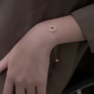 Jewelry Lover - Hand-83 - Gelang - Shenna  Rose Gold - Korean Style COD