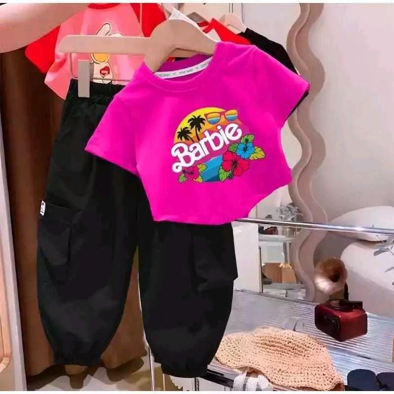 Setelah Barbie Anak Perempuan 1-5 Tahun Lengan Pendek 0