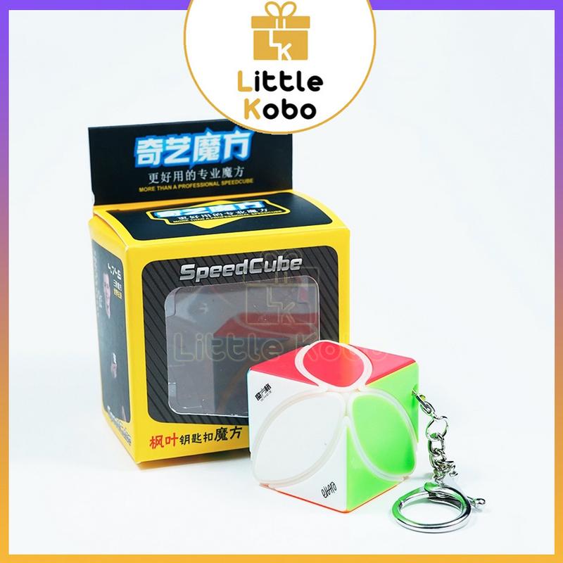 Móc Khóa Rubik Ivy Cube Rubic Biến Thể Stickerless QiYi Đồ Chơi Trí Tuệ