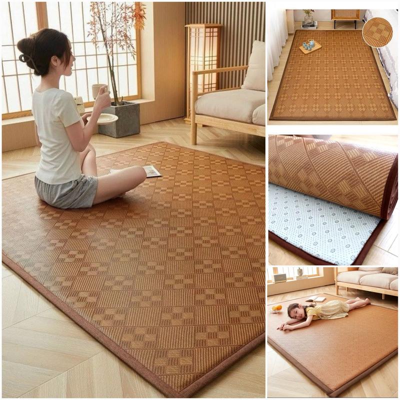  Nệm Chiếu Mây Điều Hòa Xuất Nhật Hàng Cao Cấp Nệm Mây Điều Hòa Thân Nhiệt Nằm Thoáng Mát Êm Ái Thảm Mây Decor _ Nemtot Bedding 