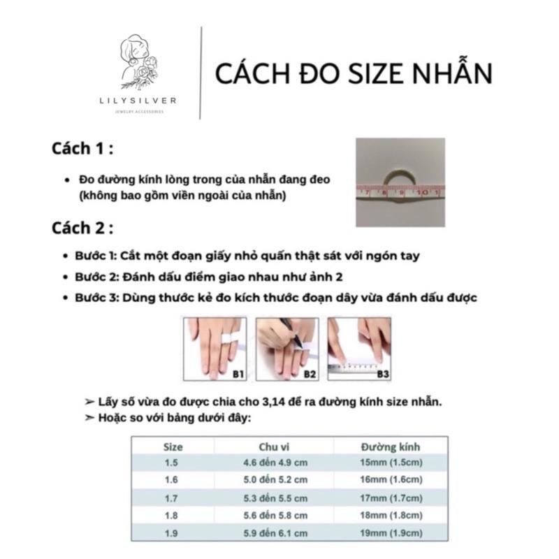 Product Introduction of [Tặng CHỨNG CHỈ TÌNH YÊU] Nhẫn đôi bạc nam nữ đính đá cao cấp chất liệu bạc ta - tặng kèm fullbox 0