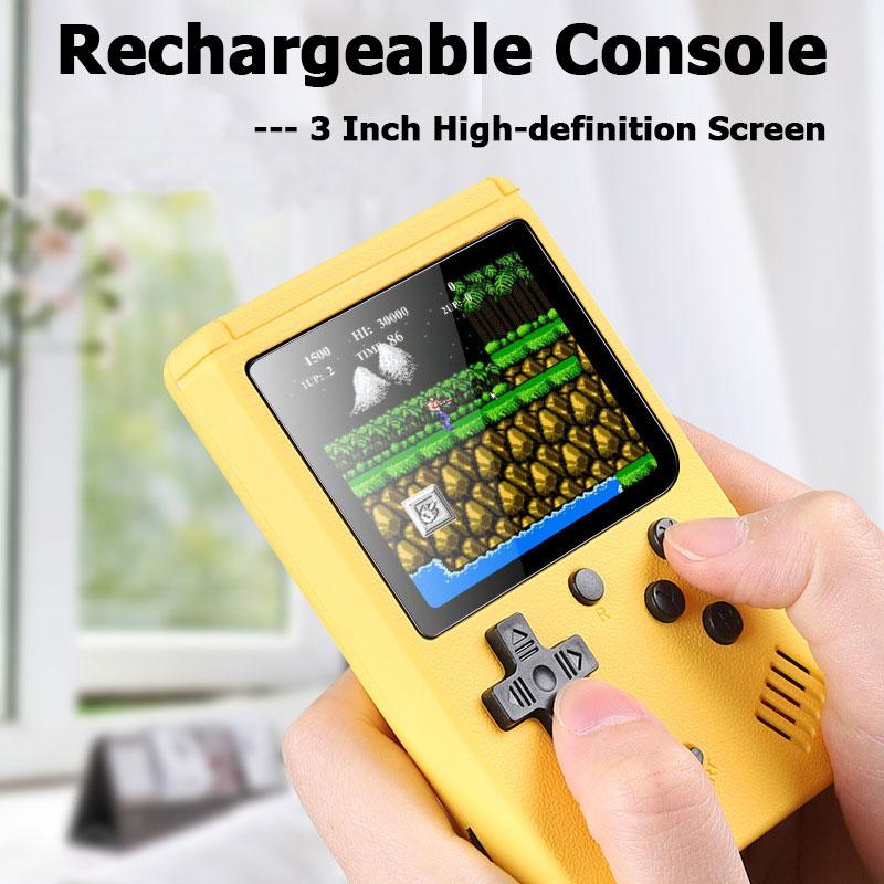 5 Color 500 Games Video Console Mini Portable 8-bit Handheld Game Player Retro AV Out LCD Gaming Consoles with Controller for TV - Image 3