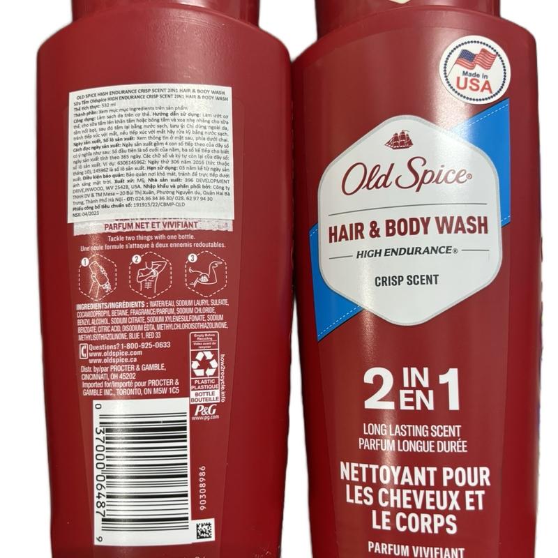 Old Spice - Sữa tắm gội xả 2 in 1 chất lượng cao 1