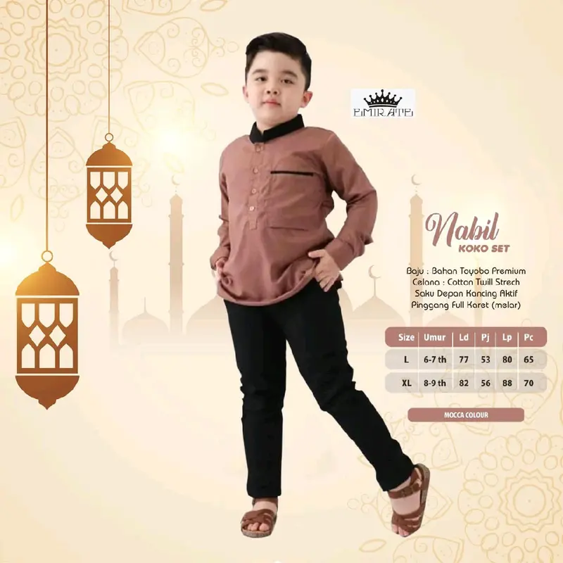 Nabil Koko Set Kids Lebaran Best Seller 3