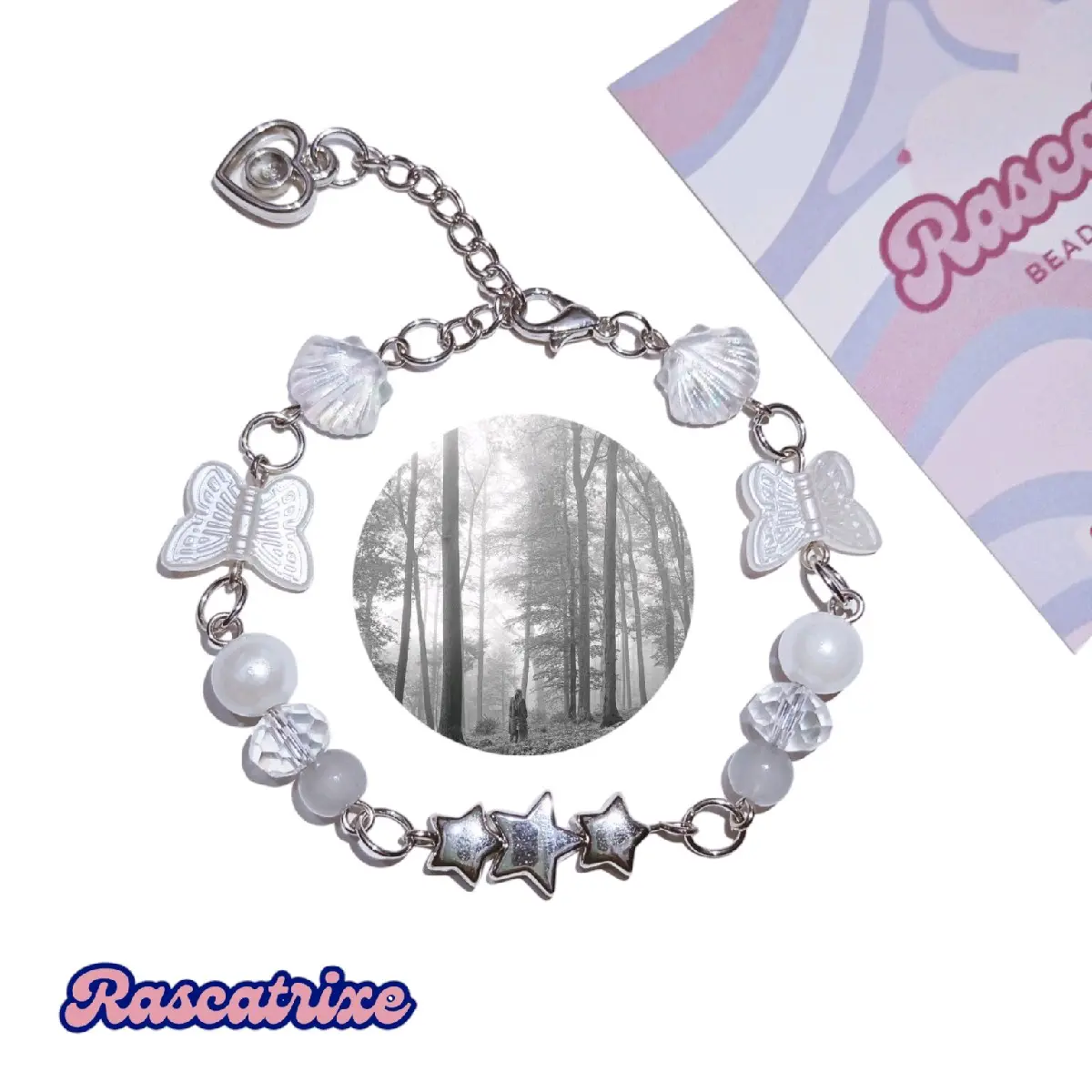reputation & folklore taylor swift bracelets by rascatrixe | couple bracelet y2k aesthetic beads handmade Gelang