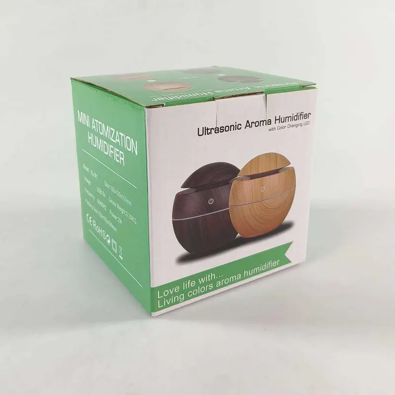 Taffware HUMI Air Humidifier Aromatherapy Oil Diffuser Wood 130ml - H41 Kabel 7