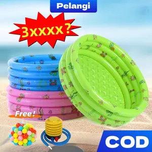 150cm KOLAM RENANG ANAK INTIME 3 RING BULAT 80-150 Cm  / KOLAM BULAT GELEMBUNG-32