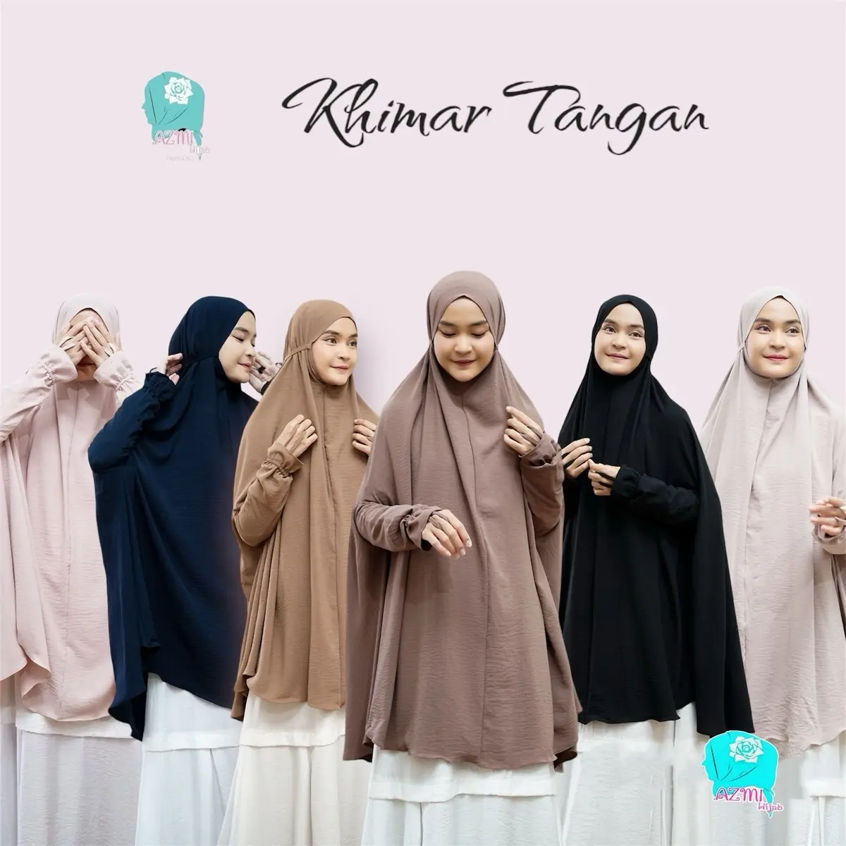 Khimar Tangan instan