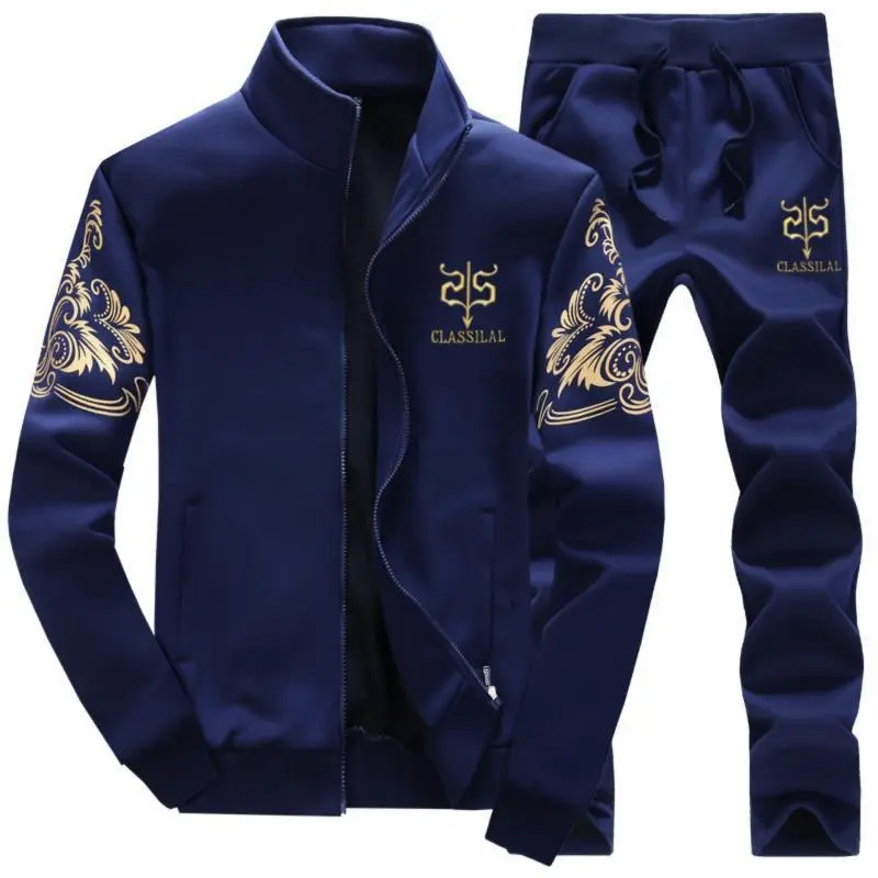 Áo Khoác Thể Thao, Phong Cách Thường Ngày Dành Cho Nam Giới, Dài Tay, Phong Cách Hàn Quốc, Với Quần Và Cardigan, Quần Áo Nam, Có Cỡ M-4XL