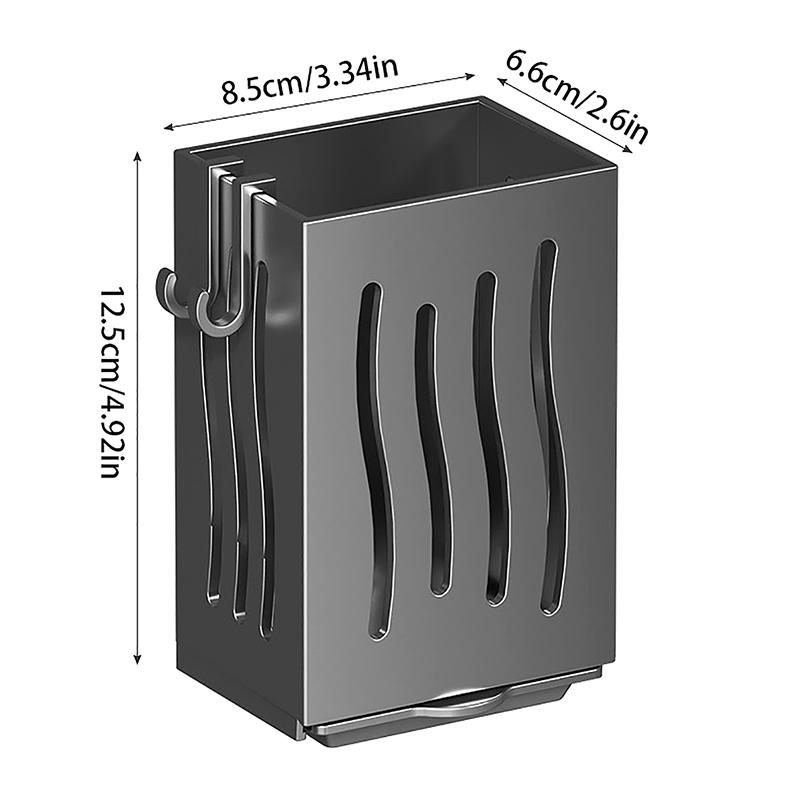 Product Introduction of Giá Để Dụng Cụ Nhà Bếp, 1 Cái, Đa Chức Năng, Thoát Nước, Giá Để Đũa, Treo Tường Hoặc Đứng Độc Lập, Hộp Đựng Dao Kéo, Làm Bằng Nhựa 22