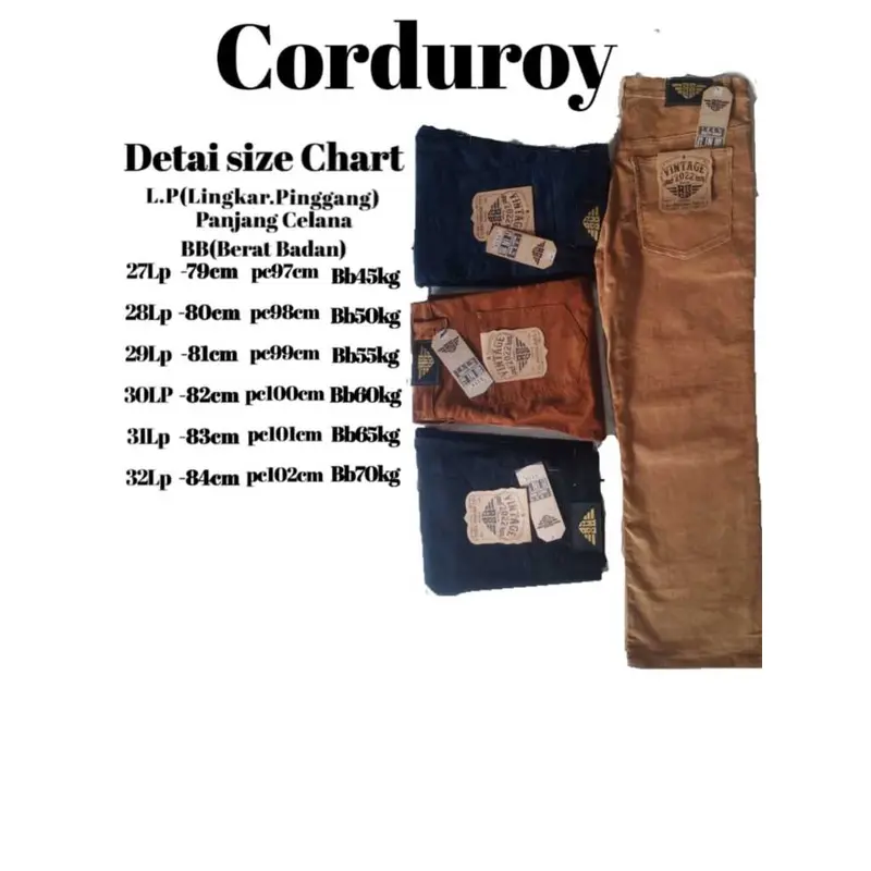 CELANA CORDUROY PRIA CELANA KOREAN KEKINIAN CELANA CORDUROY PANTS CORDUROY BAGY PANTS 8