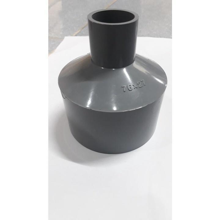 Nối 76 mm PVC giảm 21 đến 60 nối ống nhựa côn thu chuyên dùng cho ngành nước