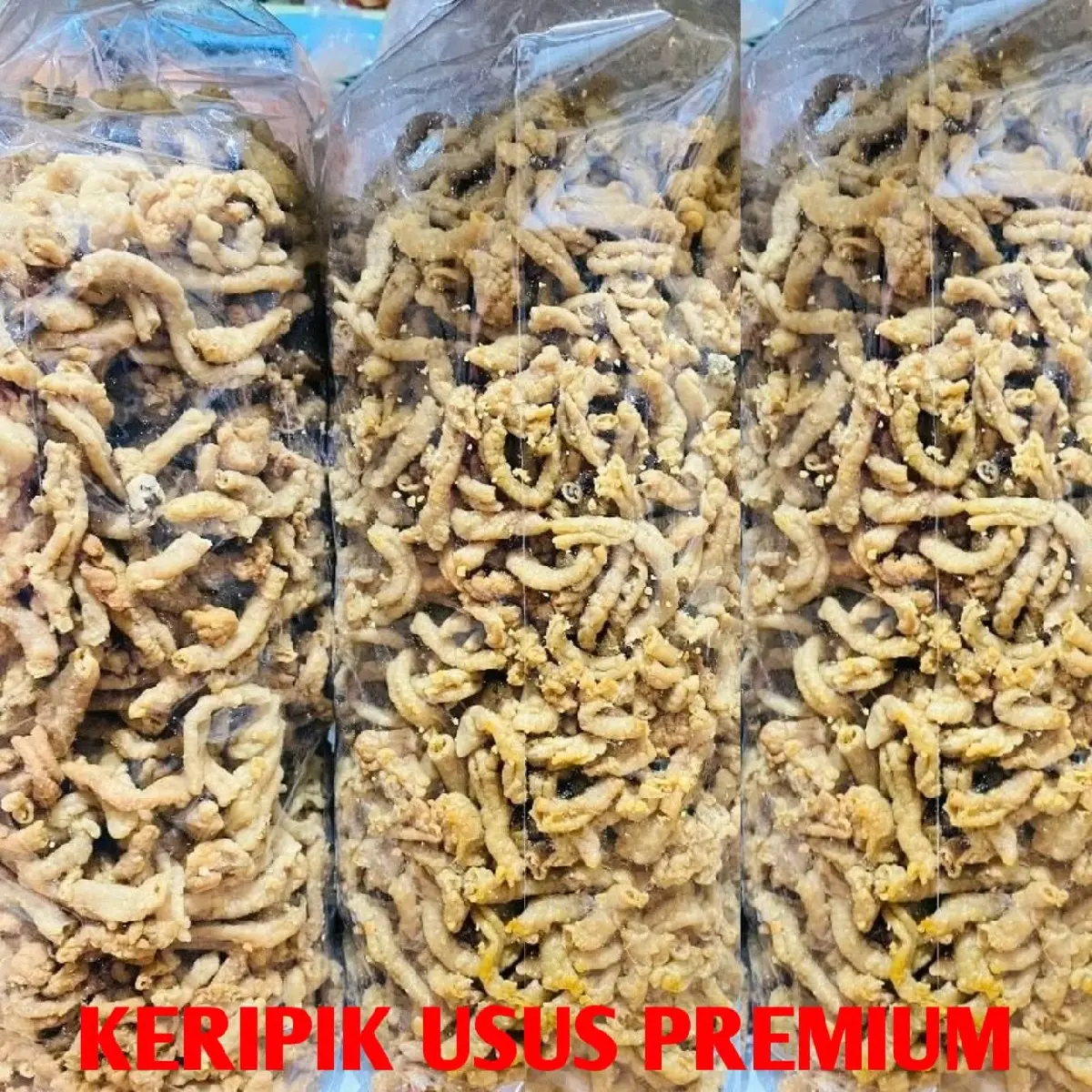 500gr kripik usus crispy premium Makanan Keripik Pedas Snack Food Cemilan