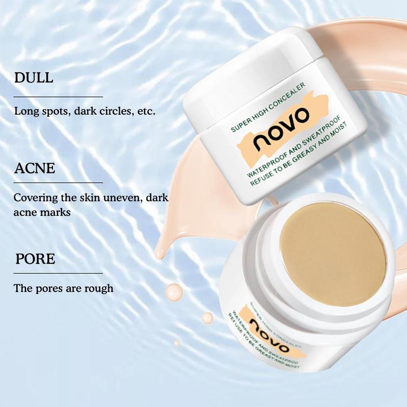 Product Introduction of NOVO Concealer Palette Flawless Concealer Long-lasting Control Acne Tattoo Cover Oil Dark B9I8 44