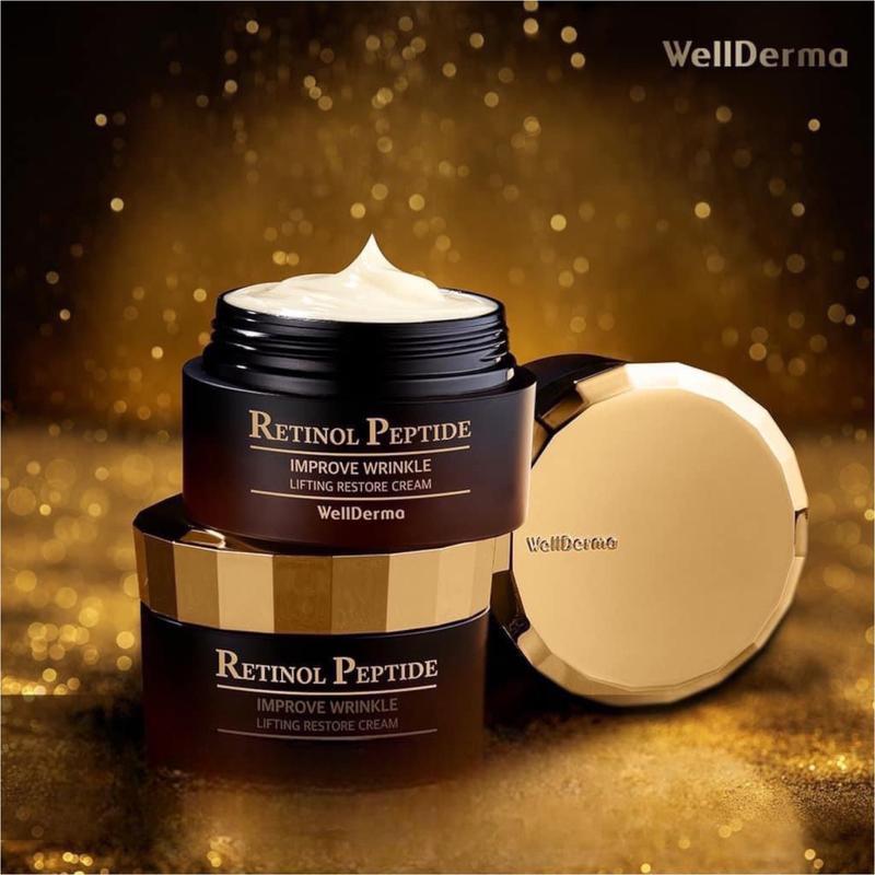 Kem dưỡng da Wellderma Retinol Peptide Lifting Restore Cream Hàn Quốc 50g